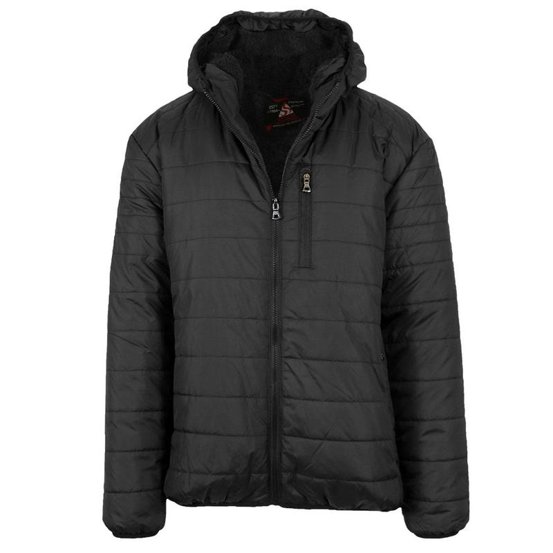 Men's Classic & Sherpa Fleece Lined Hooded Puffer Jacket (L to 4XL)