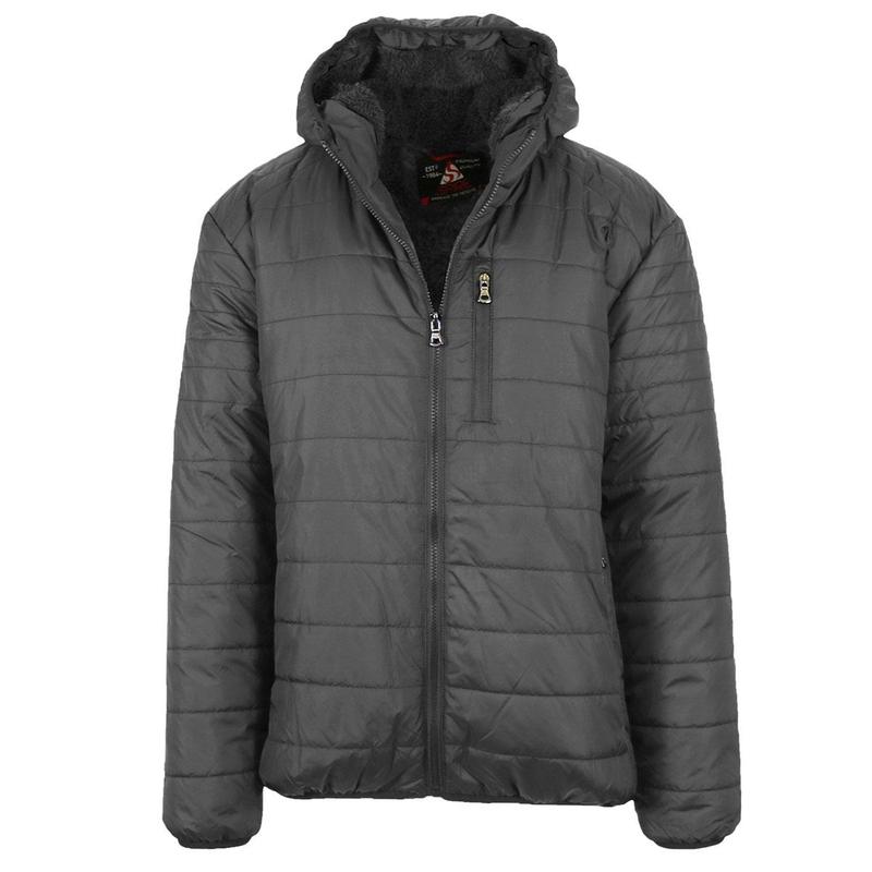 Men's Classic & Sherpa Fleece Lined Hooded Puffer Jacket (L to 4XL)