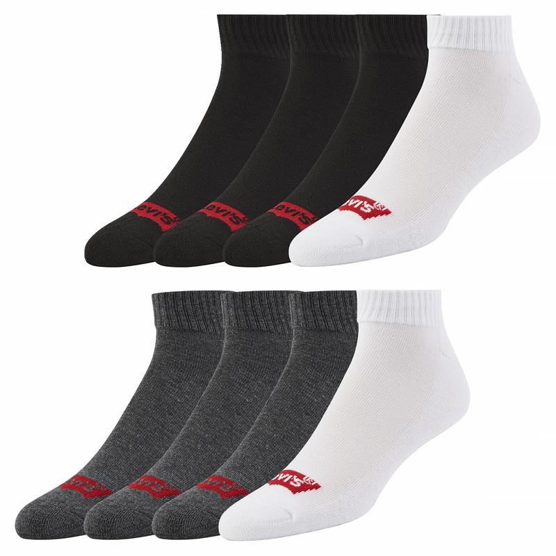 Levi's Mens Socks 8 Pairs Crew Low Cut No Show Quarter Ankle Socks for Men Premium Athletic Men's Socks Size 9-12