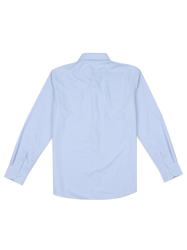 Men's Solid Color Button Front Shirt, Classic Casual Comfy Long Sleeve Collared Top for Spring & Fall, Fashion Men's Clothes for Daily Wear