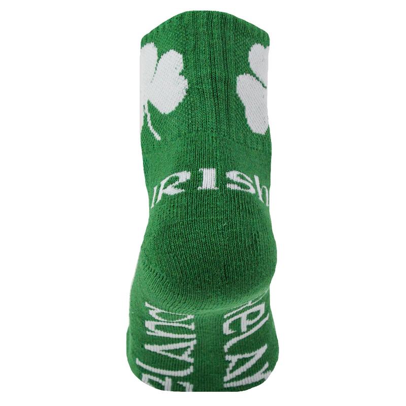 Irish Green Quarter Socks