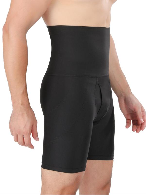 Men's High Waist Tummy Control Shapewear Shorts, High Stretch Shaper, Tummy Control Butt Lift Shaper for Men