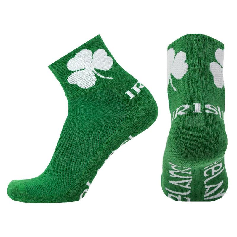 Irish Green Quarter Socks