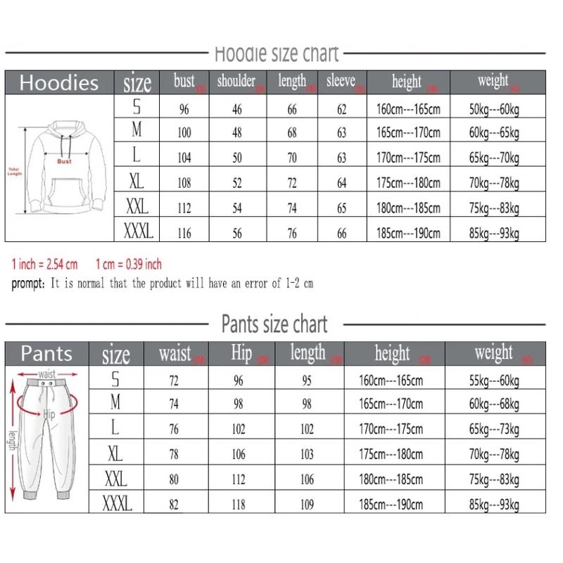 2024 Winter Hoodie Sets Men Fashion Fleece Red Hoodies Black Brand Pants Casual Jogger Suit Tracksuit Sweatshirt Woman Pullover