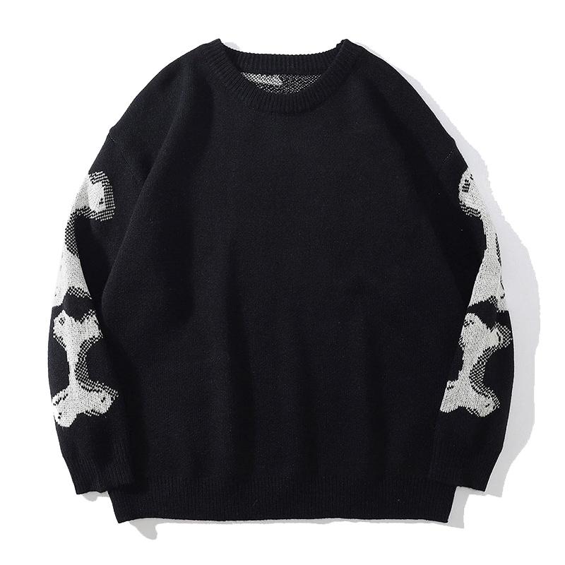 Aelfric Eden Skeleton Pattern Knit Sweater