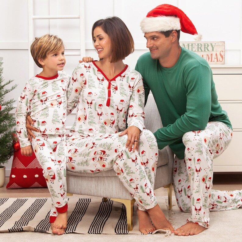 Men's Christmas Pajama Pant's - Ultra Soft 0Bamboo0 Blend Pajama Bottom's - Family Matching - Daddy & Me