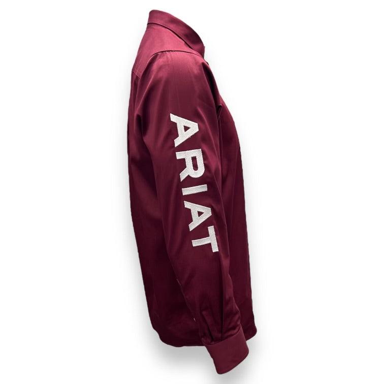 Ariat Team Logo Twill Shirt - Maroon