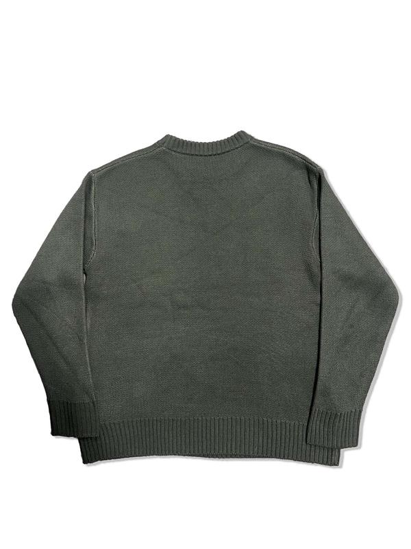 Men's Letter & Figure Print Drop Shoulder Sweater, Loose Casual Long Sleeve Round Neck Jumper for Fall & Winter, Fashion Men's Knitwear for Daily Wear