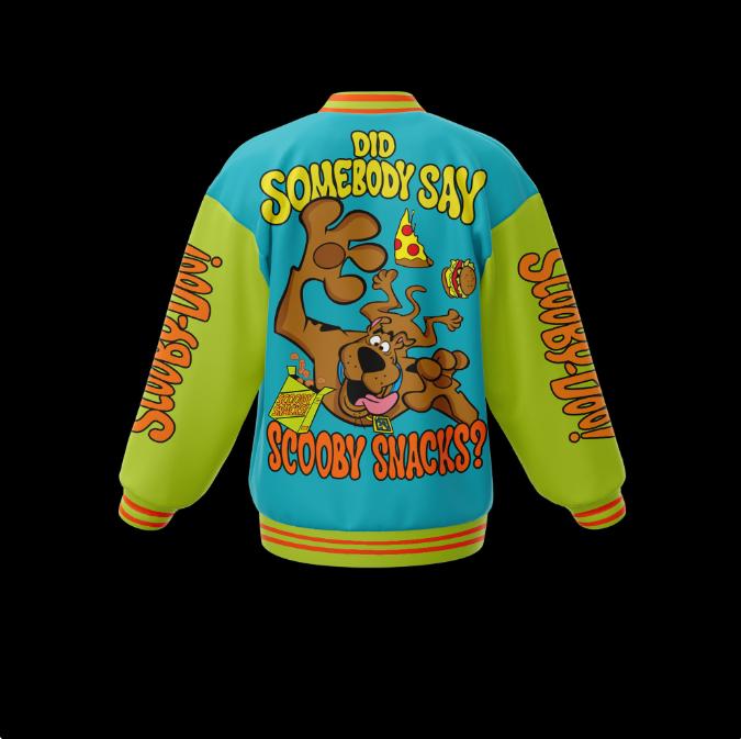 Retro Scooby Doo Christmas Jacket , Trendy  Funny Scooby Jacket , Scooby Doo Christmas Gift  Hypebeast Gift, Movies Gift,  Christmas Gift, Gift For Him, Gift For Her