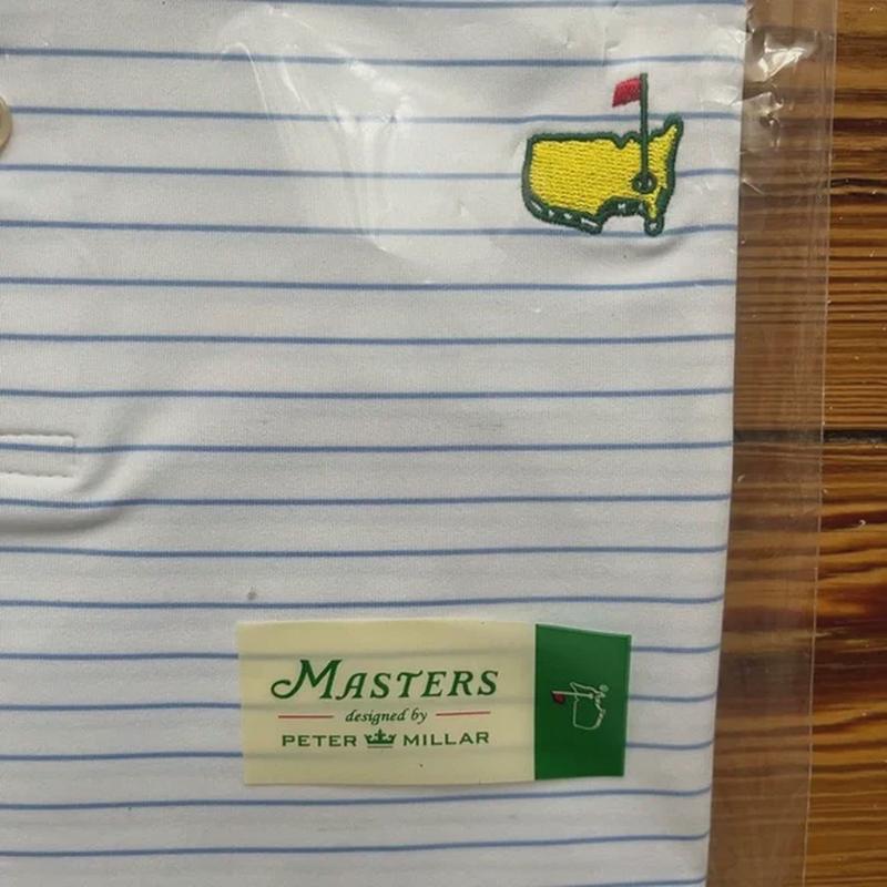 Enhance Your Golf Game with Men s Peter Millar Masters Polo Stripe Augusta – Performance Golf Shirt