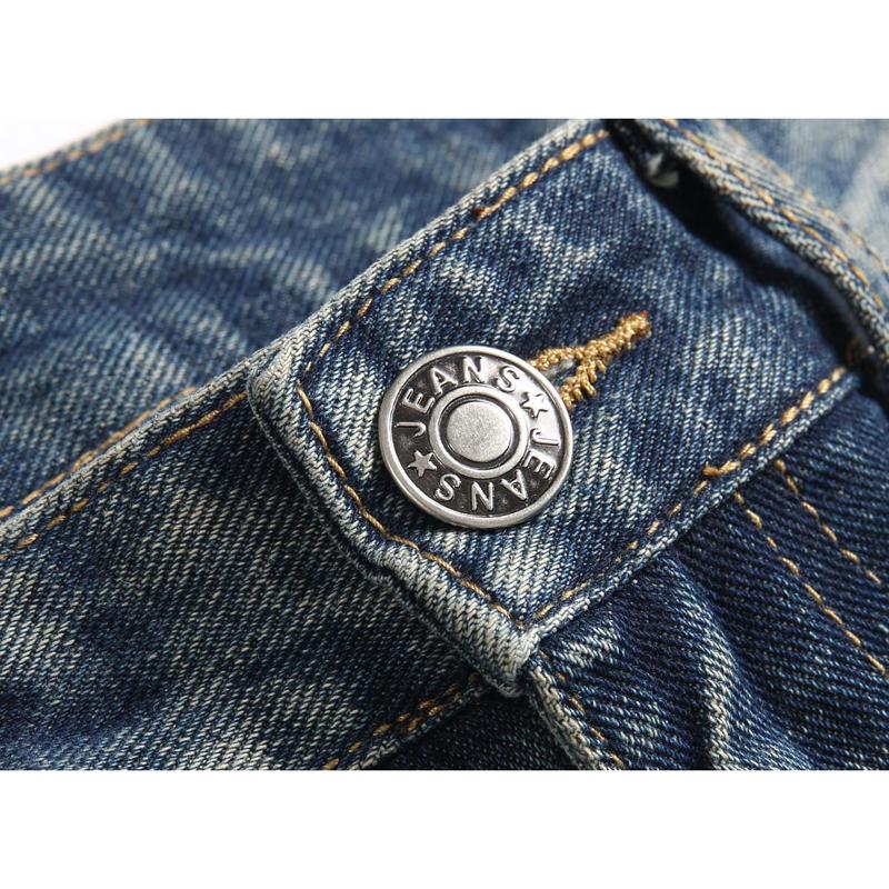 Men's Fashion Designer Jeans for men Distressed Slim Fit Street Style Denim Clothing Pants