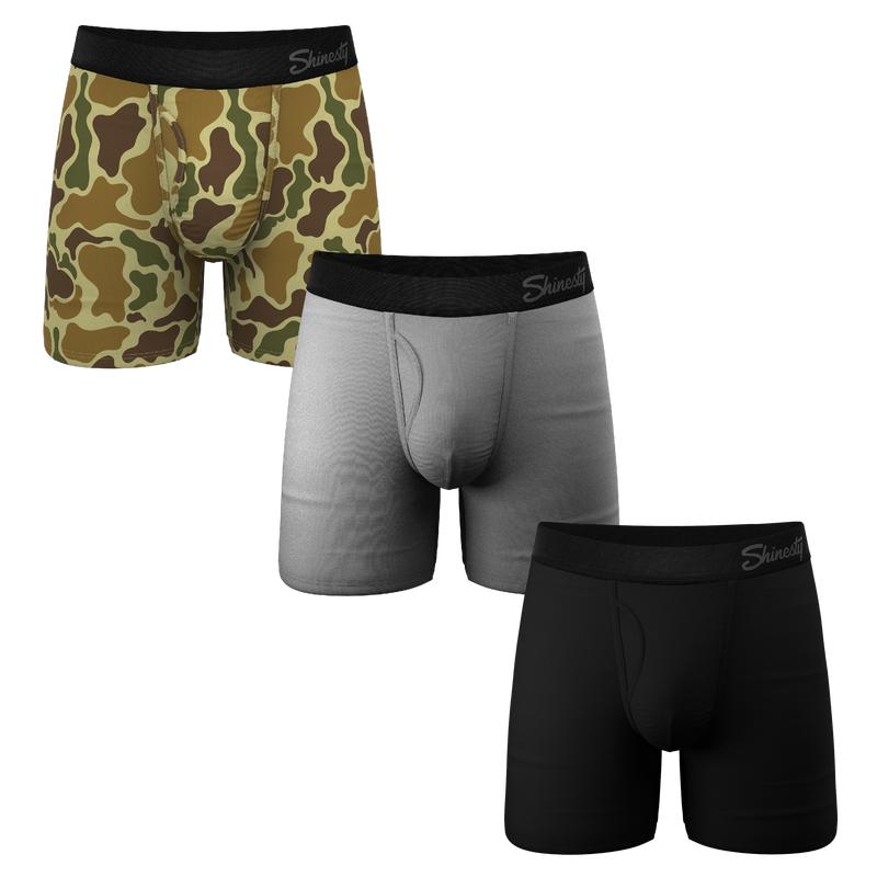 The September Essentials | Shinesty Ball Hammock® Pouch Boxer Briefs with Fly 3 Pack