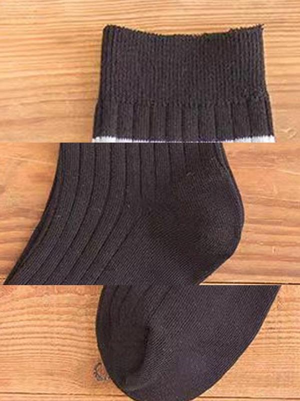 Men's Striped Print Crew Socks, Casual Soft Comfortable Breathable Socks for Daily Wear, Summer Wear 2024, Menswear for All Seasons