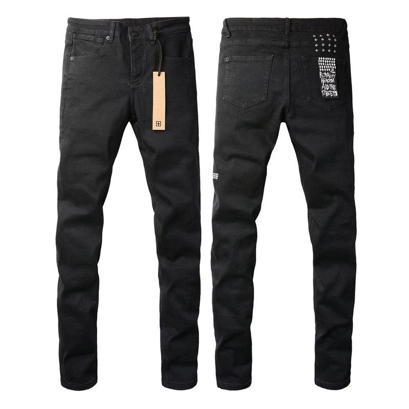 Washed ripped skinny jeans Men stretch fashion all match small feet 2024 new fashion trend High quality jeans（YNMT）· Menswear Streetwear zipper  jeans