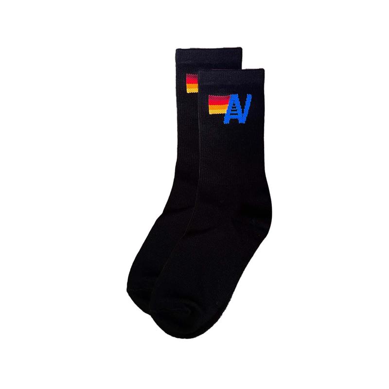 LOGO SOCK - BLACK