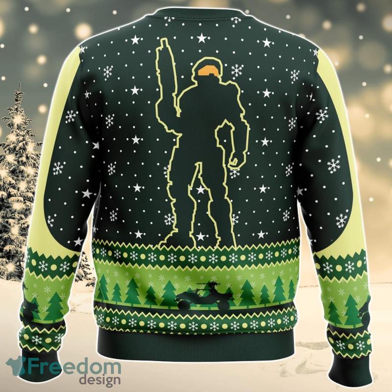 Happy Halo-days Halo Ugly Christmas Sweater For Men And Women