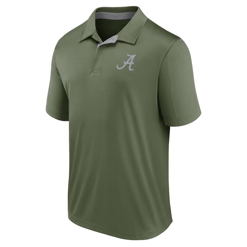 Alabama Crimson Tide OHT Defender Polo - Olive, Men Football NCAA Polo Shirt Trendy 2024, Gift For Fan Sport