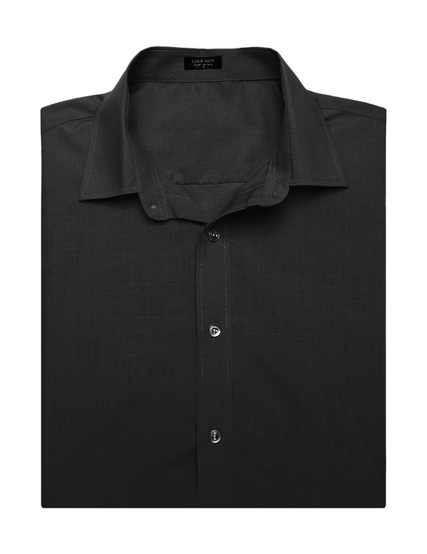 COOFANDY Men's Muscle Fit Dress Shirts Wrinkle-Free Short Sleeve Casual Button Down Shirt