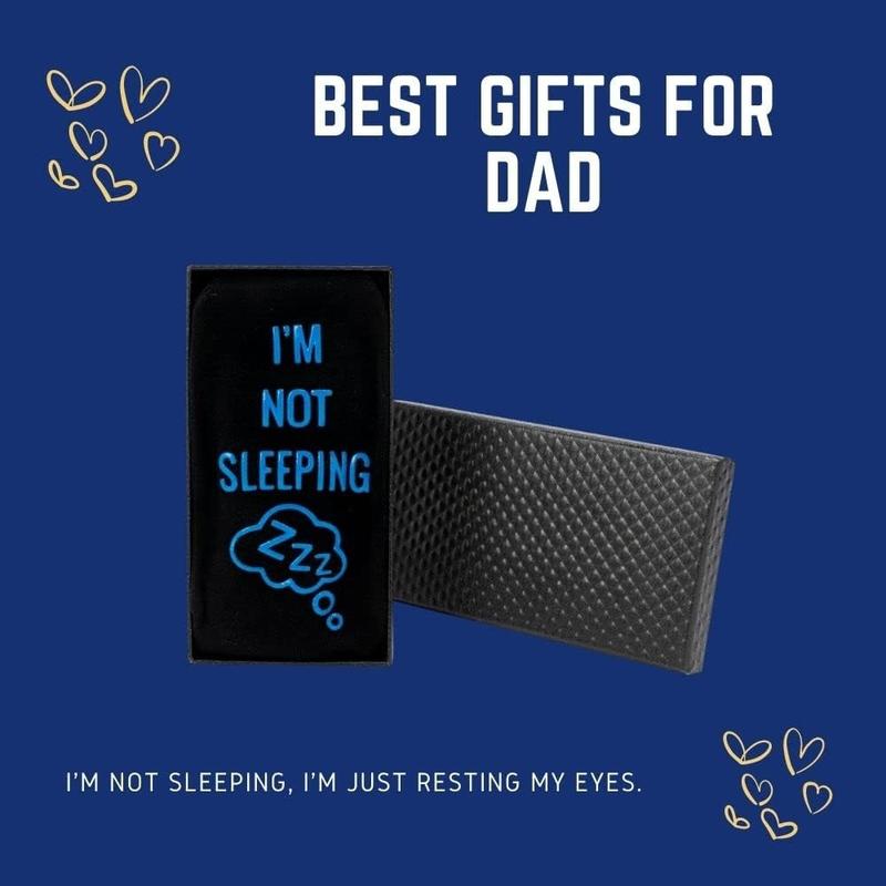 Dad Birthday Gift Funny Ideas Gifts from Daughter Son for Father Christmas Novelty Socks Presents for Men