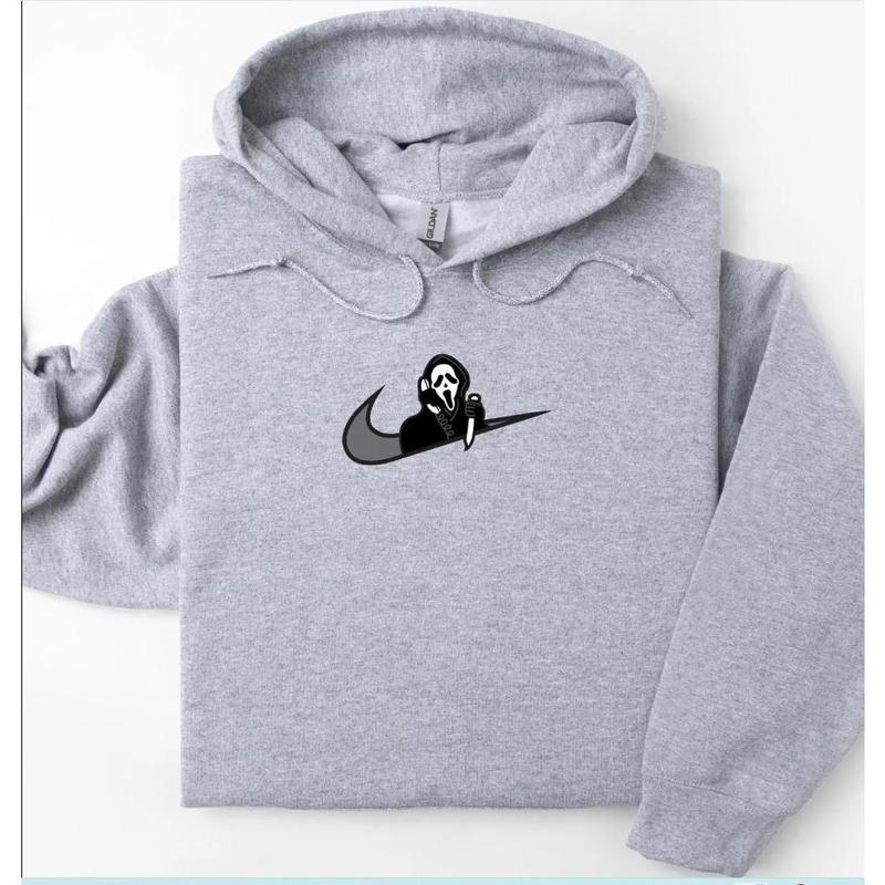 Ghost Face Swoosh Hoodie T-shirt Sweatshirt Scream