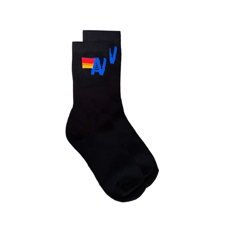 LOGO SOCK - BLACK