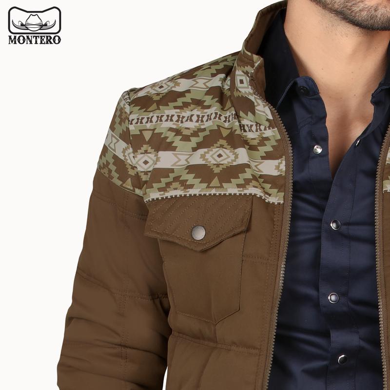 MONTERO Mens Jacket Premium Quality MT0888 Brown For Men