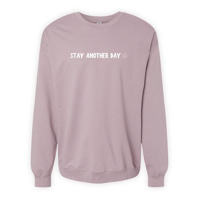 99 Reasons to Stay Another Day - Unisex Mental Health Awareness Hoodies, Crews, & Tshirts Sm-5x Long Sleeve Casual Crewneck Menswear  Round Neck Classic Small