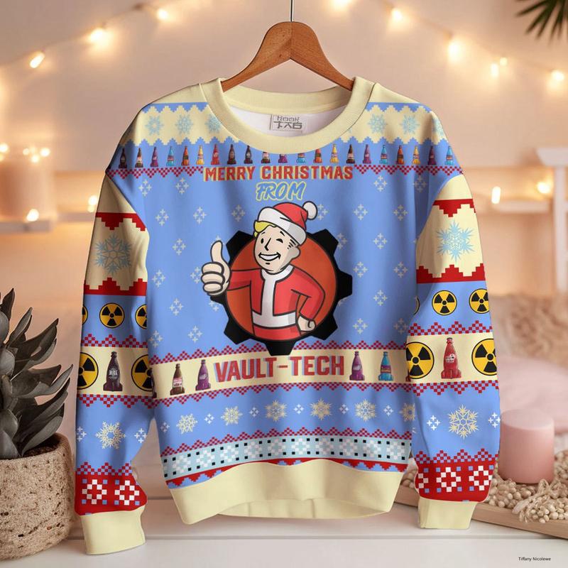 Fallout “Merry Christmas From Vault-Tech” Ugly Sweater