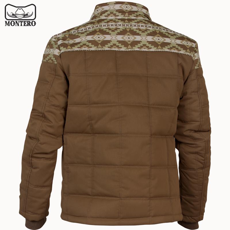 MONTERO Mens Jacket Premium Quality MT0888 Brown For Men