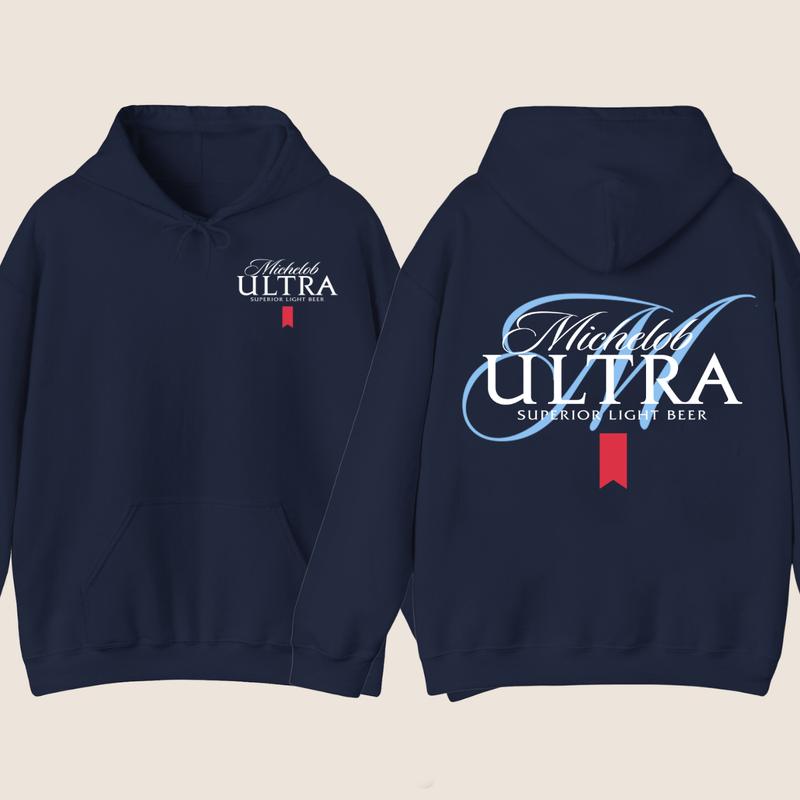 Michelob Ultra lIght Beer Hoodie, Michelob Ultra lIght Beer T-shirt ,Michelob Ultra lIght Beer SweatShirt,Hoodie, 2 side , WIde Color Selection, Size Inclusivity