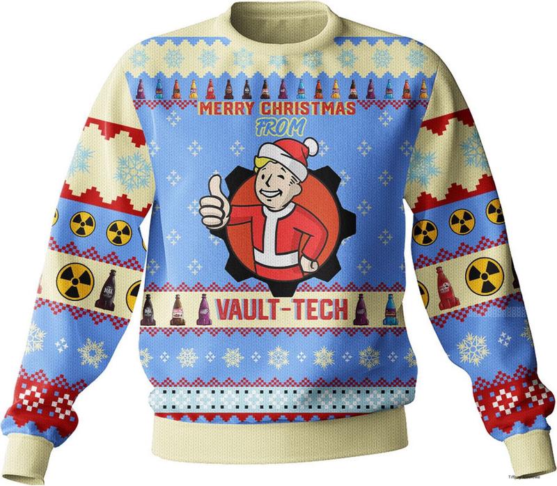 Fallout “Merry Christmas From Vault-Tech” Ugly Sweater