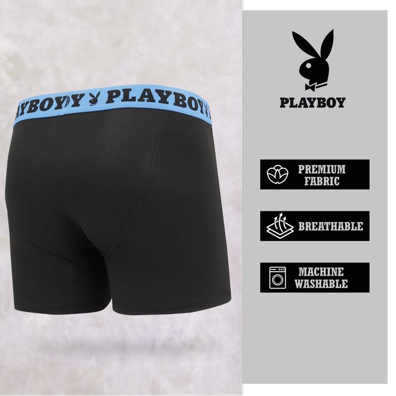 Playboy Mens Underwear 4 Pack Boxers for Men Gifts for Men Boxer Briefs