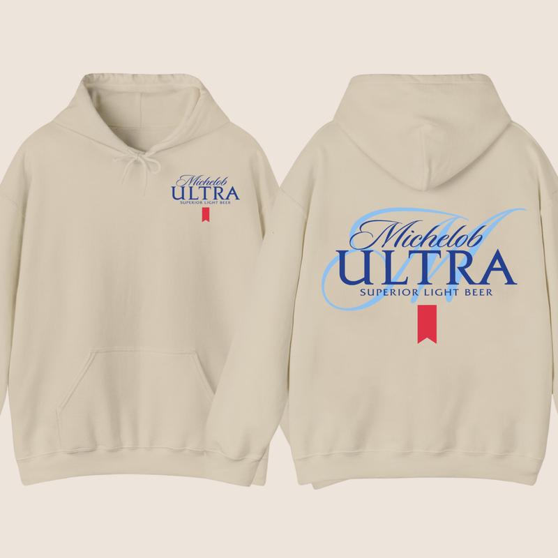 Michelob Ultra lIght Beer Hoodie, Michelob Ultra lIght Beer T-shirt ,Michelob Ultra lIght Beer SweatShirt,Hoodie, 2 side , WIde Color Selection, Size Inclusivity