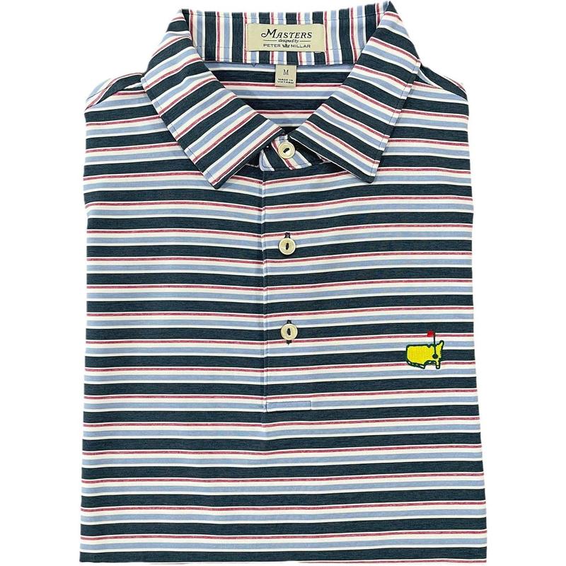 PETER MILLAR Masters Men s Multi Stripe Performance Tech Golf Polo Shirt - Ultimate Style and Performance for Men s Golf Polo Shirts!