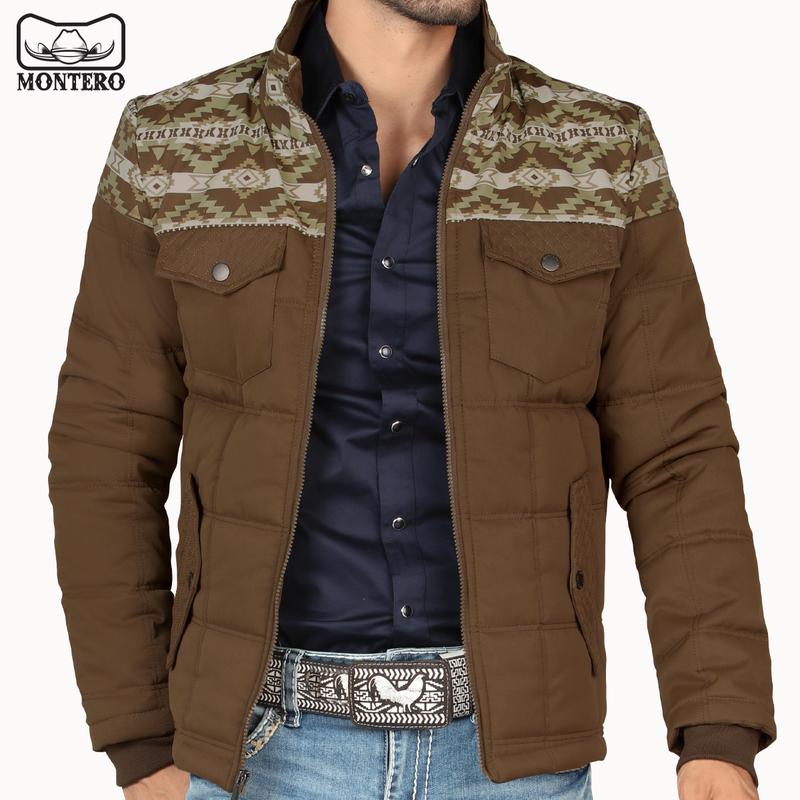 MONTERO Mens Jacket Premium Quality MT0888 Brown For Men