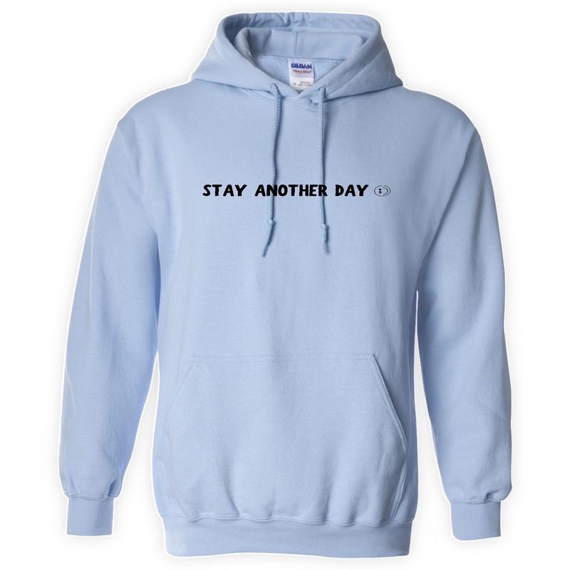 99 Reasons to Stay Another Day - Unisex Mental Health Awareness Hoodies, Crews, & Tshirts Sm-5x Long Sleeve Casual Crewneck Menswear  Round Neck Classic Small