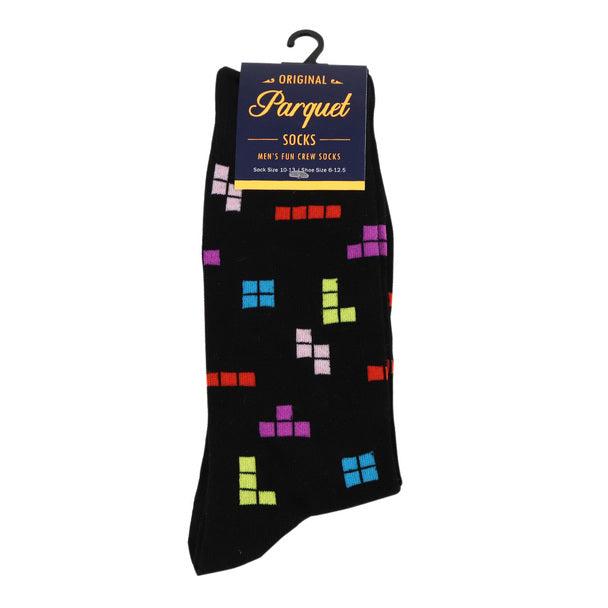 Men's Socks - Tetris Game Novelty Socks