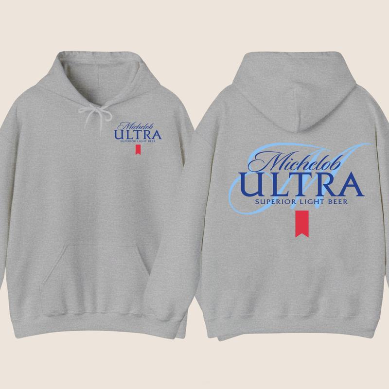 Michelob Ultra lIght Beer Hoodie, Michelob Ultra lIght Beer T-shirt ,Michelob Ultra lIght Beer SweatShirt,Hoodie, 2 side , WIde Color Selection, Size Inclusivity