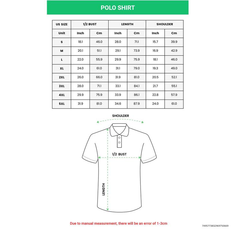 PPing Golf Polo Shirt for Men Presidents Cup Light Blue Background Line Blue Print