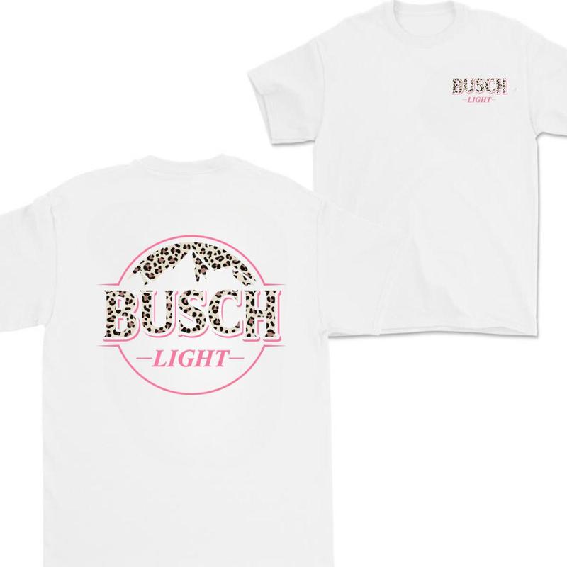 Busch Light Leopart Logo Hoodie - SweatShirt  - T-shirt , 2 side - Busch Light SweatShirt, Unisex Hoodie , Unisex Appeal , Every Color Available, For Men & For Women Sweater