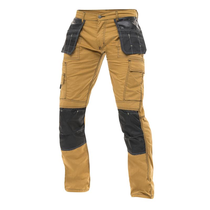 Mens Construction Utility Work Pant Cordura Knee Reinforcement Workwear Trousers