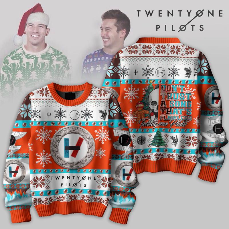 Twenty One Pilots Don't Trust A Song Christmas Sweater