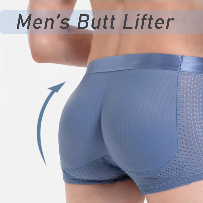 Men's Boxer Briefs Fixed thickening sponge padded underwear Body Shaper Bum Lifter Belly Control Breathable Underwear Panties Bike Shorts