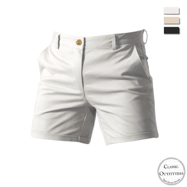 Classic Outfitters - Mens Casual Shorts - 3 Colors (Business Casual, All Seasons, Comfortable, Beige) Menswear