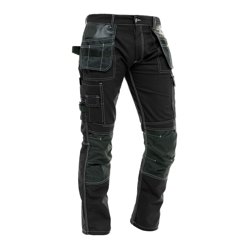 Mens Construction Utility Work Pant Cordura Knee Reinforcement Workwear Trousers