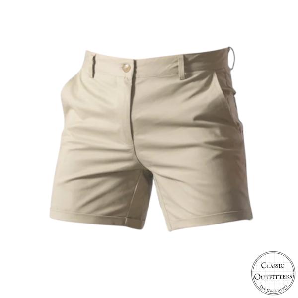 Classic Outfitters - Mens Casual Shorts - 3 Colors (Business Casual, All Seasons, Comfortable, Beige) Menswear