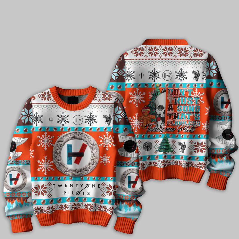 Twenty One Pilots Don't Trust A Song Christmas Sweater