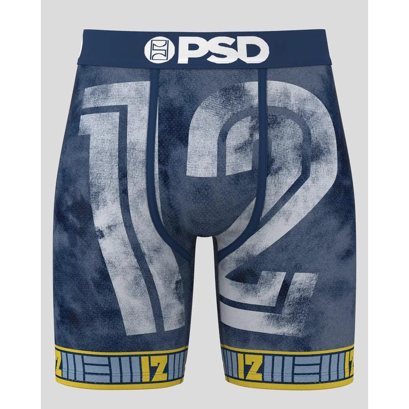 PSD Men's Ja Morant 12 Boxer Brief - Standard Length 7 Inch Inseam, Moisture-Wicking Micro Mesh Fabric