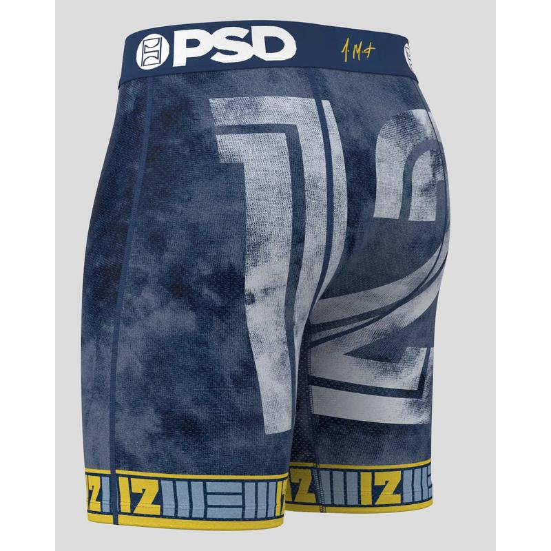 PSD Men's Ja Morant 12 Boxer Brief - Standard Length 7 Inch Inseam, Moisture-Wicking Micro Mesh Fabric