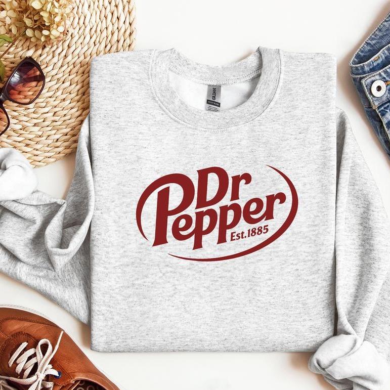 Dr. Pepper T-shirt Sweatshirt, Dr Pepper Lover Shirt, Dr Pepper Gift, Gift For Girlfriend, Sweatshirt, T-shirt, Hoodie, Full Colors, Full Sizes, Gift For Men, Gift For Women, Printed In The USA Menswear Sweaters Tops Underwear